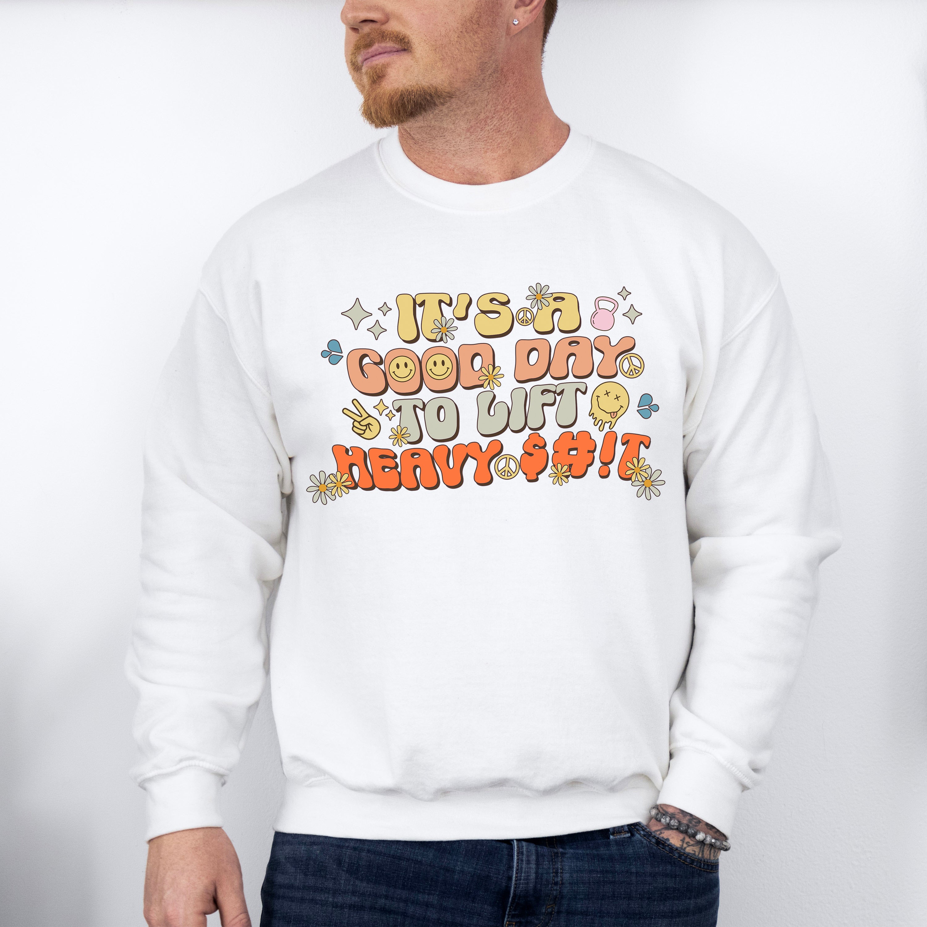 It's A Good Day To Lift Heavy Shit - GYM Unisex Crewneck T-Shirt Sweatshirt Hoodie