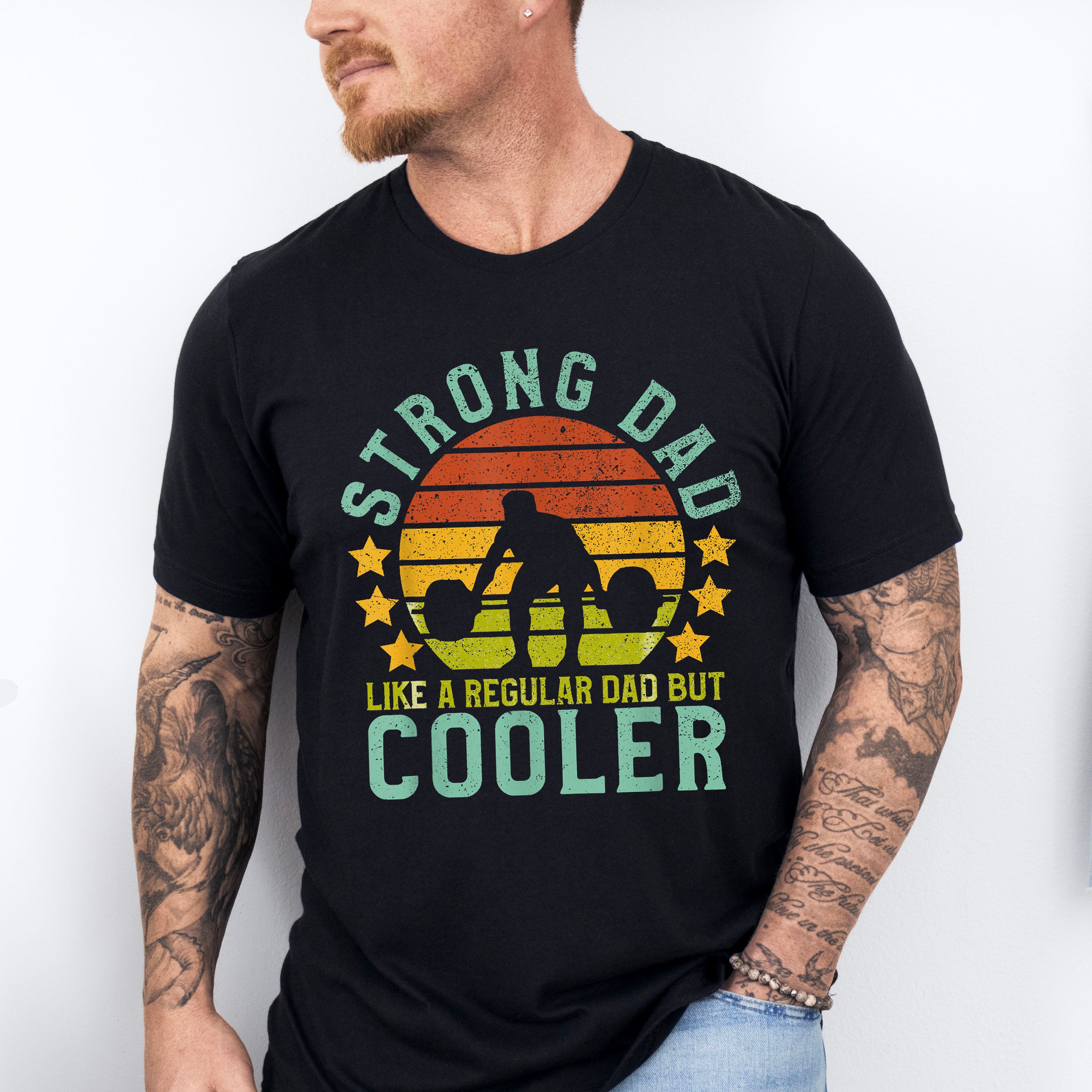 Strong Dad - GYM Unisex Crewneck T-Shirt Sweatshirt Hoodie