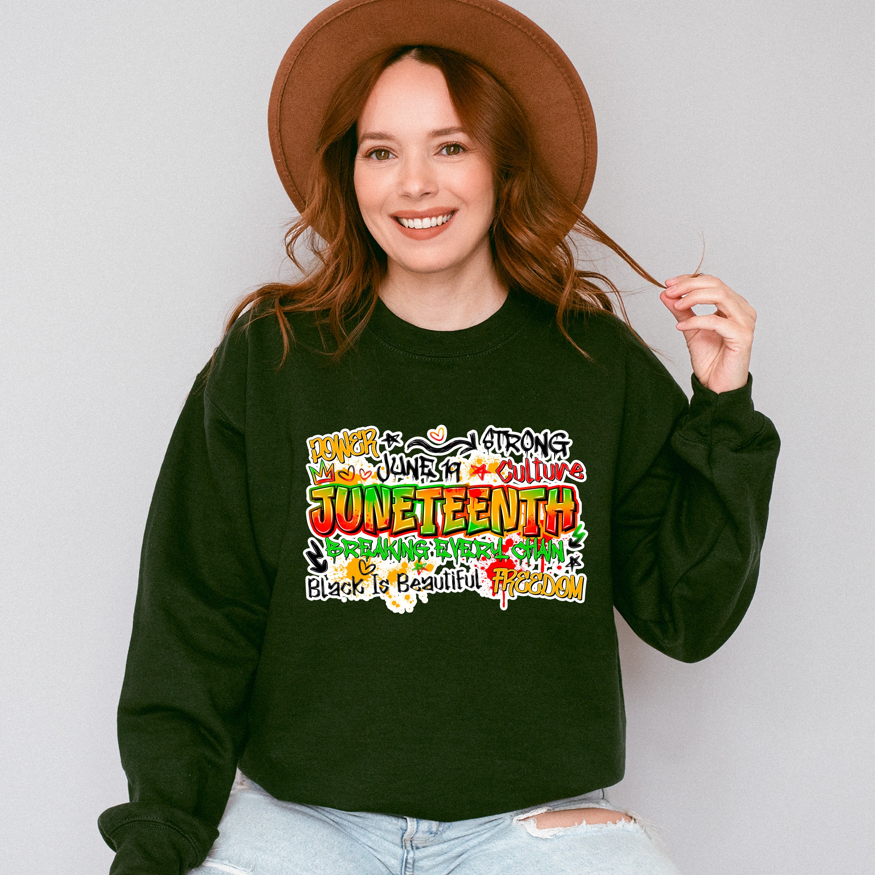 Juneteenth Black Is Beautiful - Juneteenth Unisex Crewneck T-Shirt Sweatshirt Hoodie