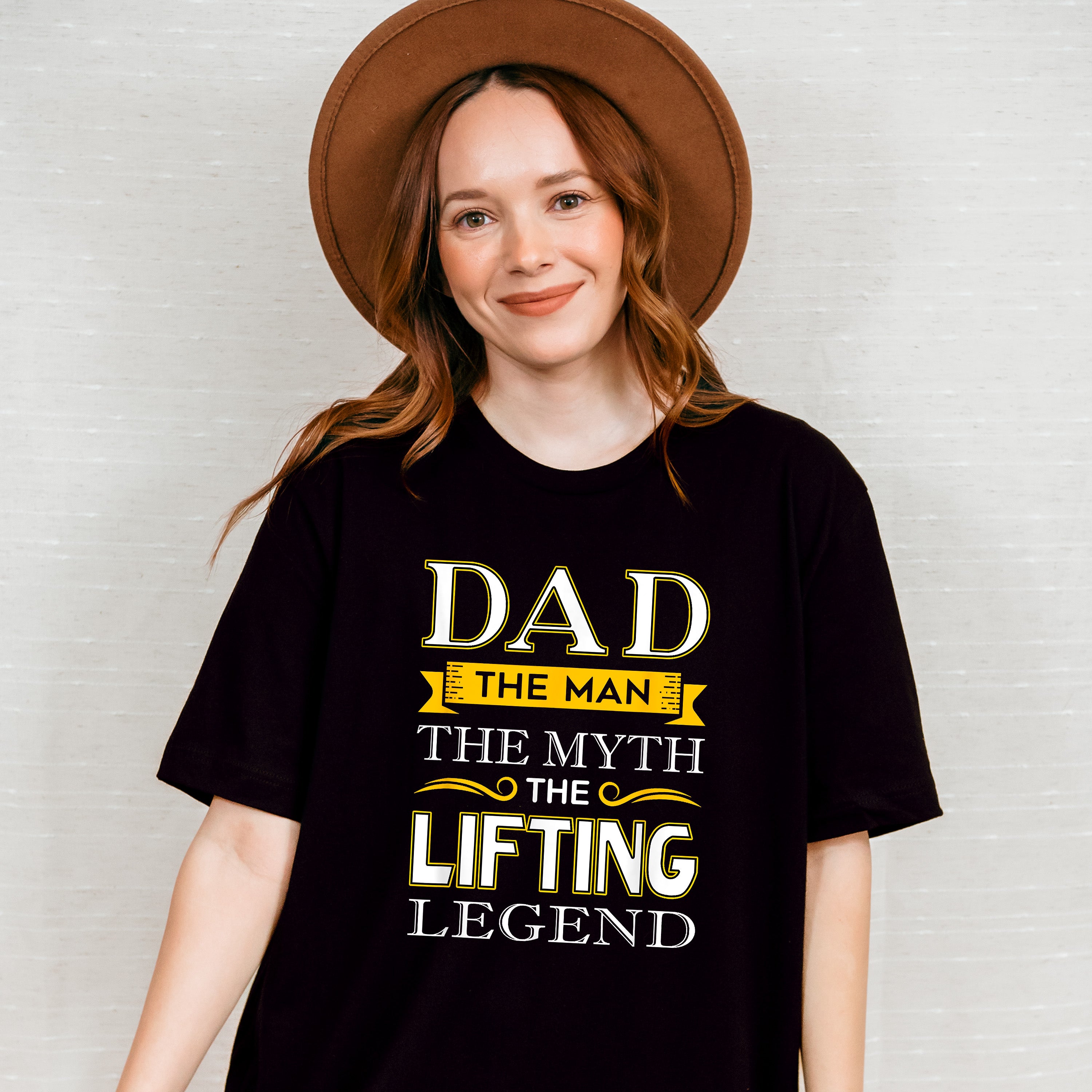 Dad The Man The Myth The Lifting Legend - GYM Unisex Crewneck T-Shirt Sweatshirt Hoodie