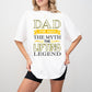 Dad The Man The Myth The Lifting Legend - GYM Unisex Crewneck T-Shirt Sweatshirt Hoodie