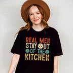 Real Men Stay Out Of The Kitchen - Pickleball Unisex Crewneck T-Shirt Sweatshirt Hoodie