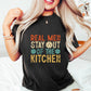 Real Men Stay Out Of The Kitchen - Hockey Unisex Crewneck T-Shirt Sweatshirt Hoodie