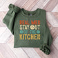 Real Men Stay Out Of The Kitchen - Hockey Unisex Crewneck T-Shirt Sweatshirt Hoodie