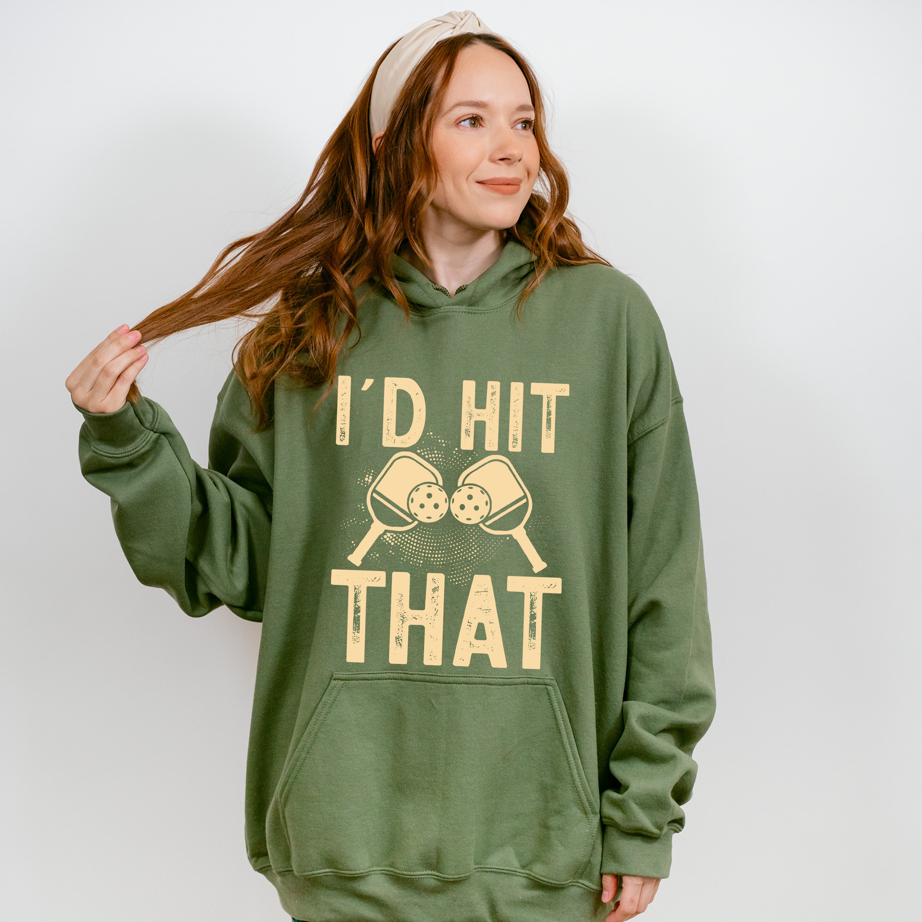 I'd Hit That - Pickleball Unisex Crewneck T-Shirt Sweatshirt Hoodie