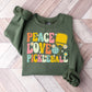 Peace Love Pickleball - Hockey Unisex Crewneck T-Shirt Sweatshirt Hoodie