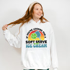 If You're Looking For A Soft Serve Go Get Ice Cream - Pickleball Unisex Crewneck T-Shirt Sweatshirt Hoodie