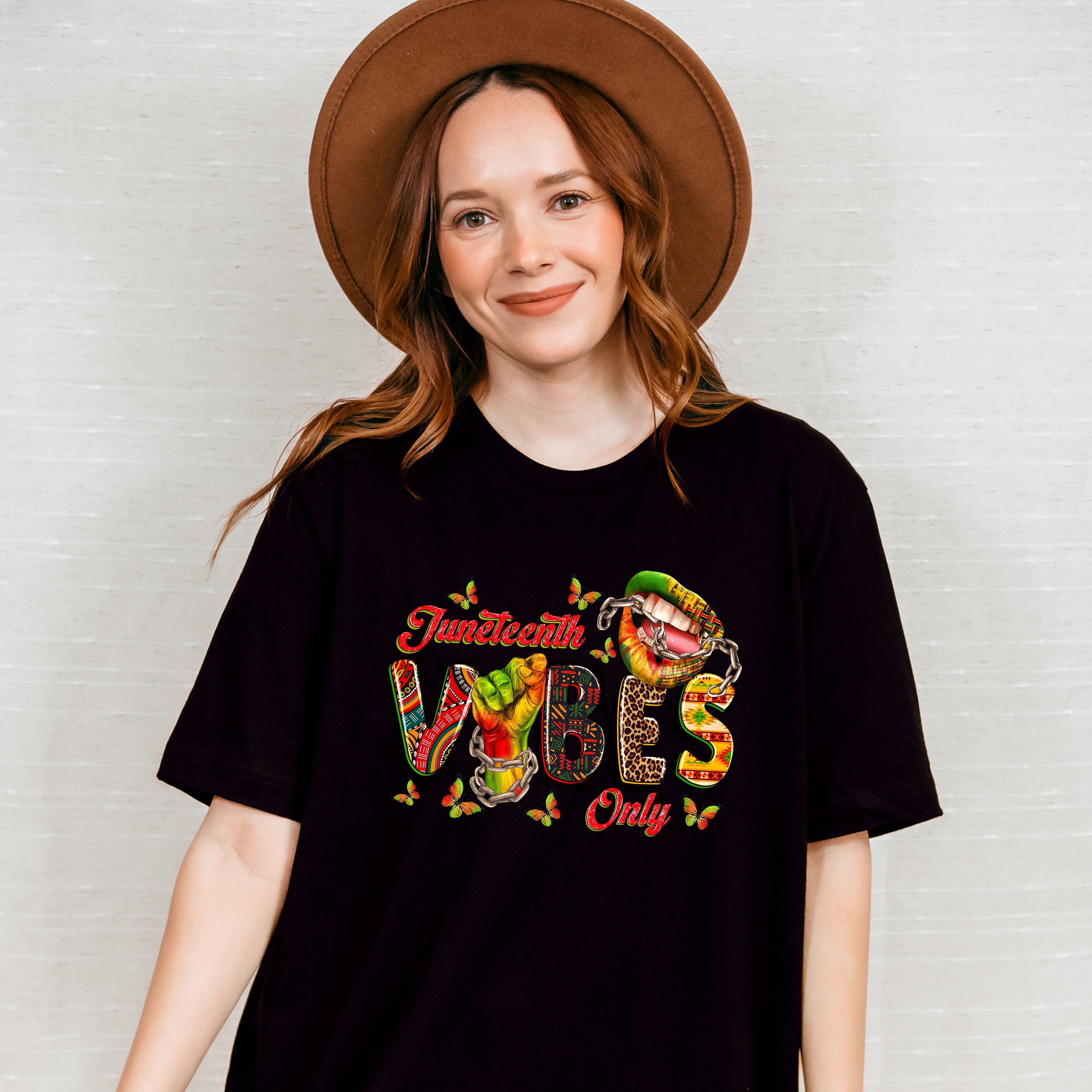 Juneteenth Vibes Only - Juneteenth Unisex Crewneck T-Shirt Sweatshirt Hoodie