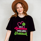 Just A Grandma Who Loves Pickleball - Pickleball Unisex Crewneck T-Shirt Sweatshirt Hoodie