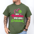 Just A Grandma Who Loves Pickleball - Pickleball Unisex Crewneck T-Shirt Sweatshirt Hoodie