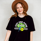 Just One More Game - Pickleball Unisex Crewneck T-Shirt Sweatshirt Hoodie