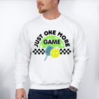 Just One More Game - Pickleball Unisex Crewneck T-Shirt Sweatshirt Hoodie