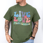 Live Love Pickleball - Pickleball Unisex Crewneck T-Shirt Sweatshirt Hoodie