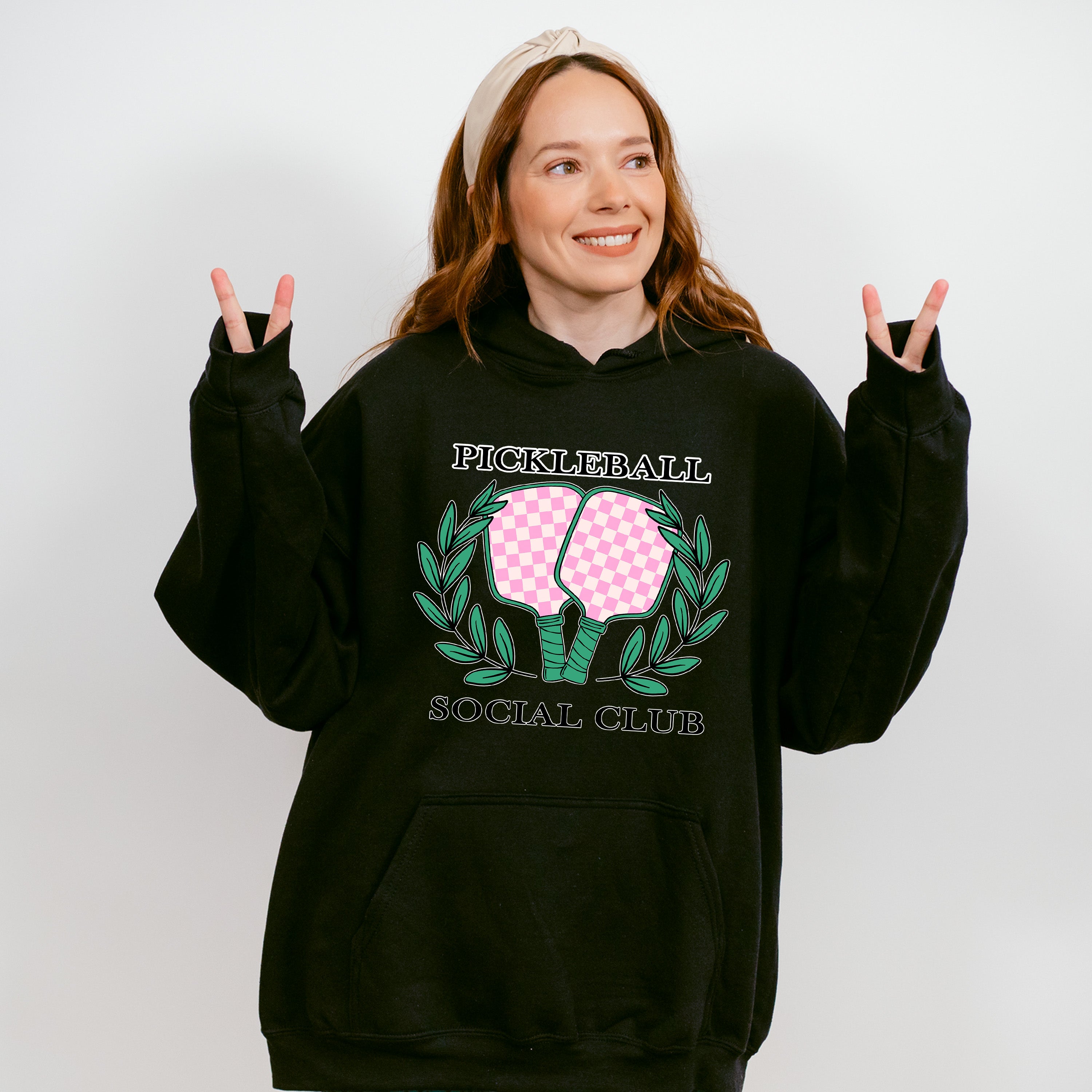 Pickleball Social Club - Pickleball Unisex Crewneck T-Shirt Sweatshirt Hoodie