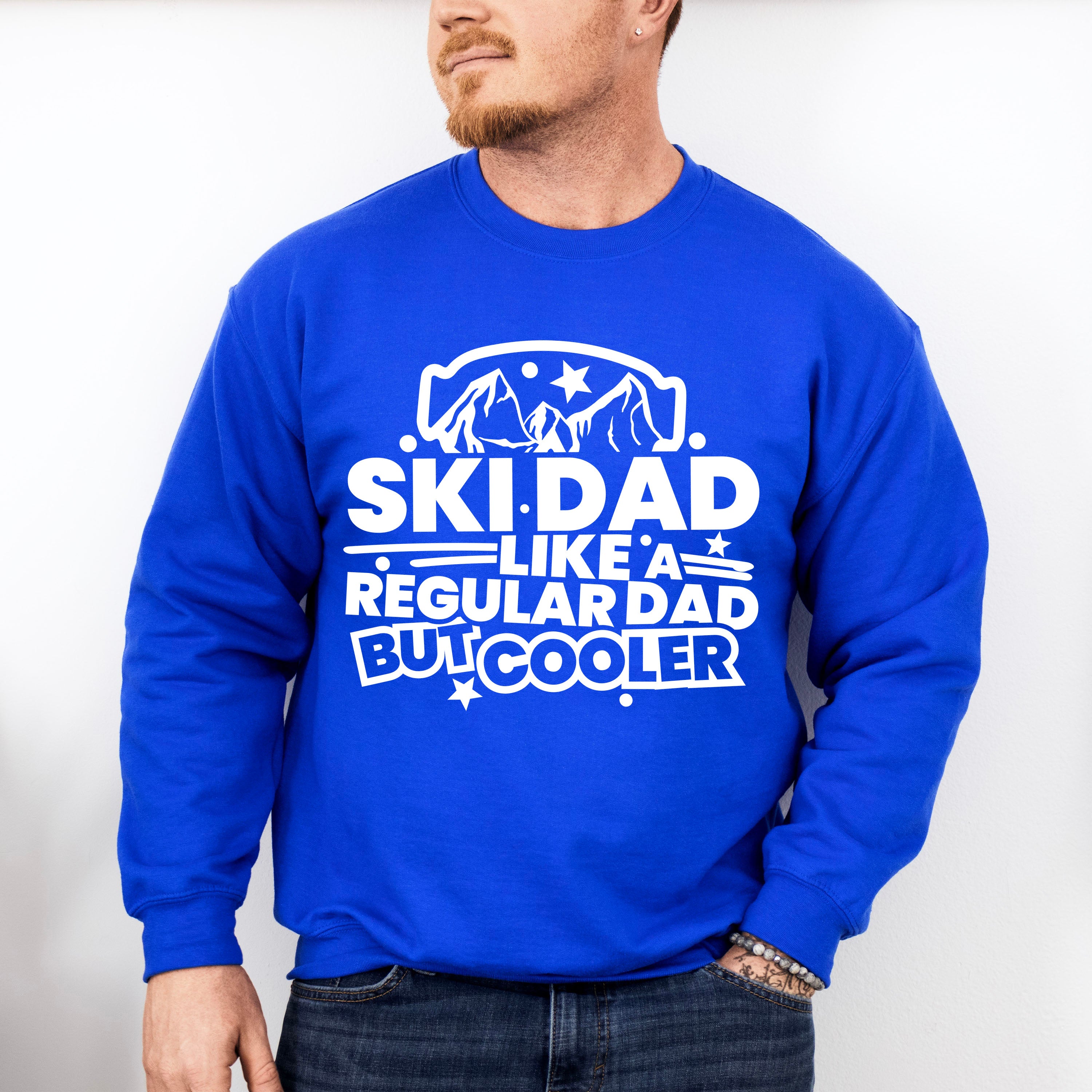 Ski Dad Like A Regular Dad But Cooler - Skiing Unisex Crewneck T-Shirt Sweatshirt Hoodie