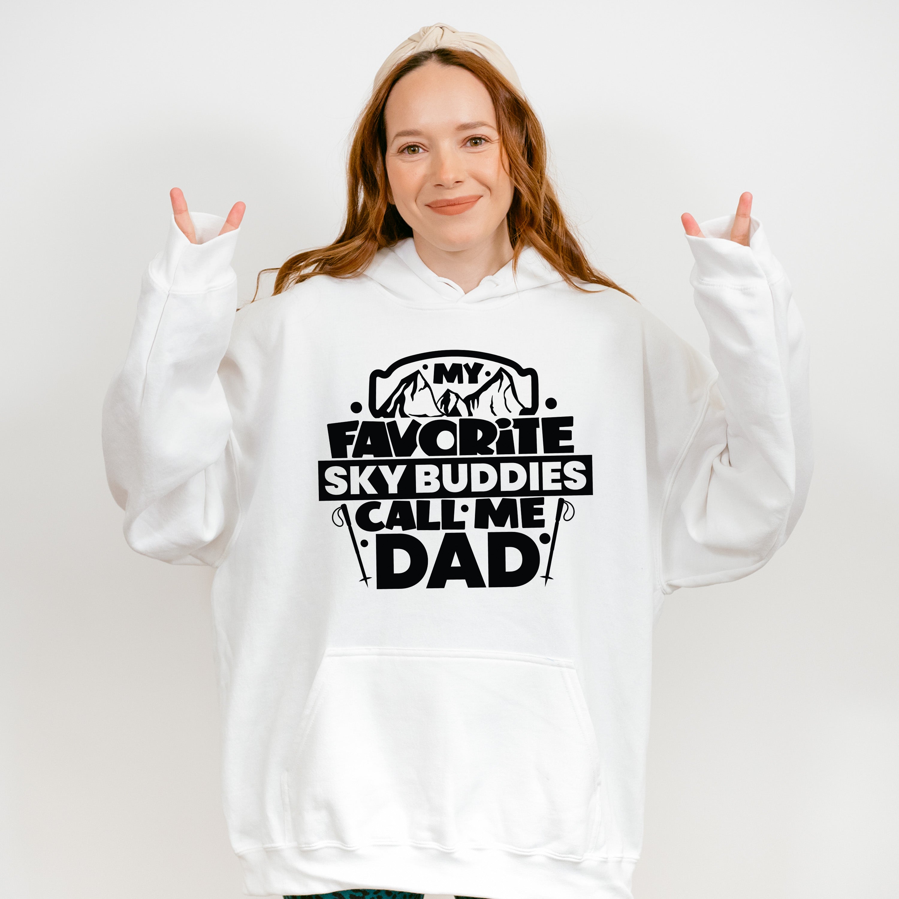 My Favorite Sky Buddies Call Me Dad - Skiing Unisex Crewneck T-Shirt Sweatshirt Hoodie