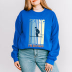 Skiing Is My Full Time Job - Skiing Unisex Crewneck T-Shirt Sweatshirt Hoodie