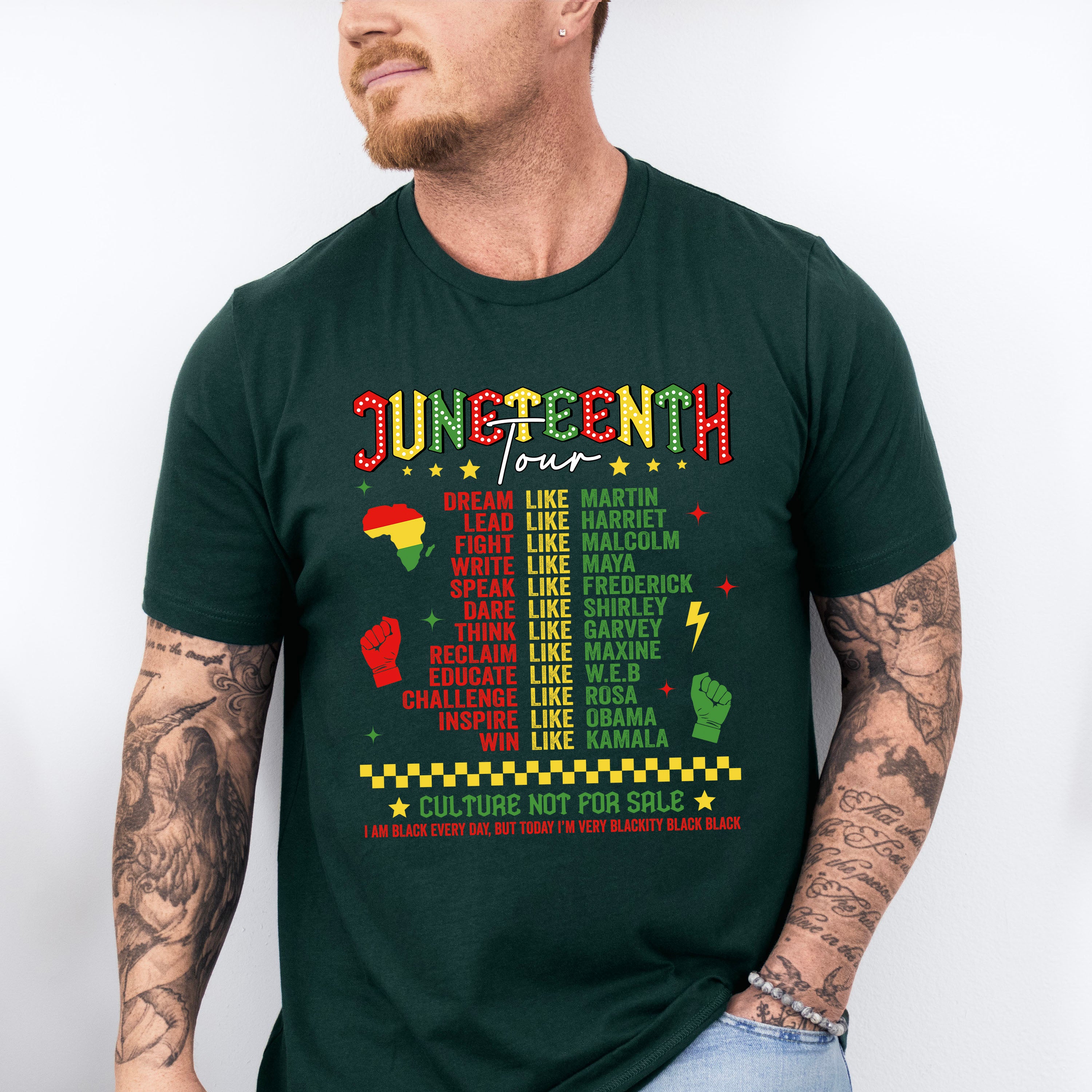 Juneteenth Tour Design - Juneteenth Unisex Crewneck T-Shirt Sweatshirt Hoodie