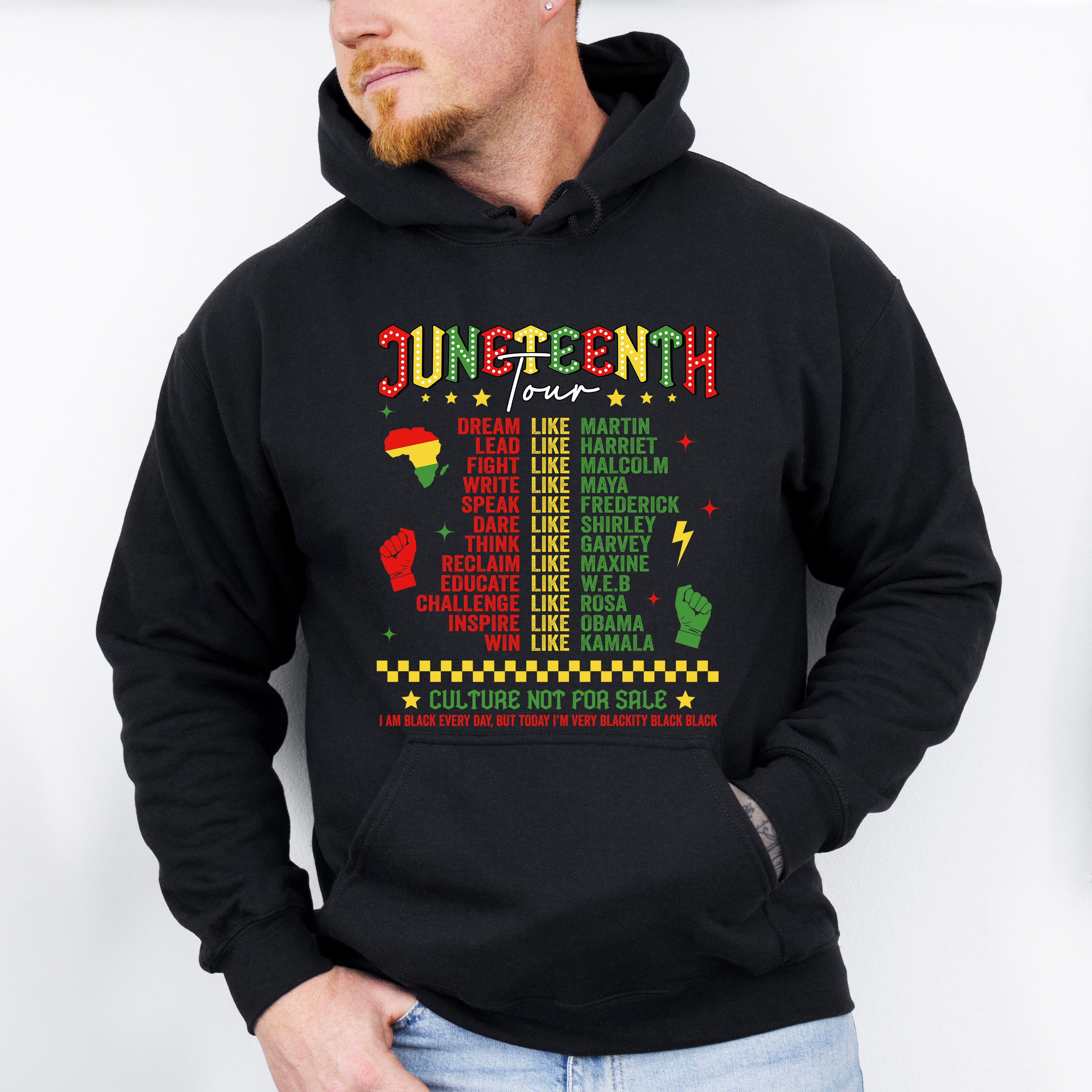Juneteenth Tour Design - Juneteenth Unisex Crewneck T-Shirt Sweatshirt Hoodie