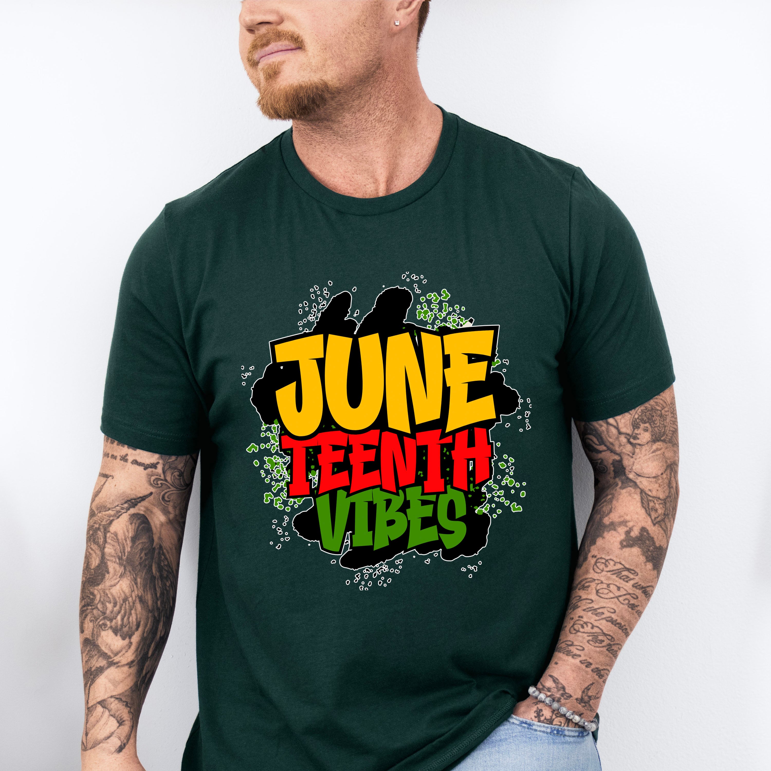 June Teenth Vibes - Juneteenth Unisex Crewneck T-Shirt Sweatshirt Hoodie