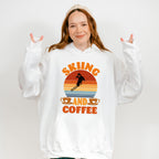 Skiing And Coffee - Skiing Unisex Crewneck T-Shirt Sweatshirt Hoodie