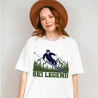 Ski Legend - Skiing Unisex Crewneck T-Shirt Sweatshirt Hoodie