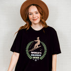 World's Okayest Skier - Skiing Unisex Crewneck T-Shirt Sweatshirt Hoodie