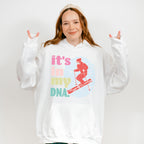 It's In My DNA - Skiing Unisex Crewneck T-Shirt Sweatshirt Hoodie
