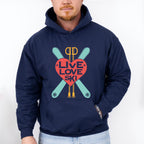 Live Love Ski - Skiing Unisex Crewneck T-Shirt Sweatshirt Hoodie