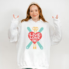 Live Love Ski - Skiing Unisex Crewneck T-Shirt Sweatshirt Hoodie