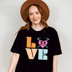 LOVE Design - Skiing Unisex Crewneck T-Shirt Sweatshirt Hoodie