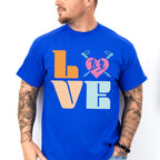 LOVE Design - Skiing Unisex Crewneck T-Shirt Sweatshirt Hoodie