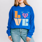 LOVE Design - Skiing Unisex Crewneck T-Shirt Sweatshirt Hoodie