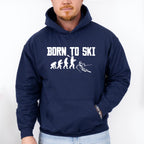 Born To Ski - Skiing Unisex Crewneck T-Shirt Sweatshirt Hoodie