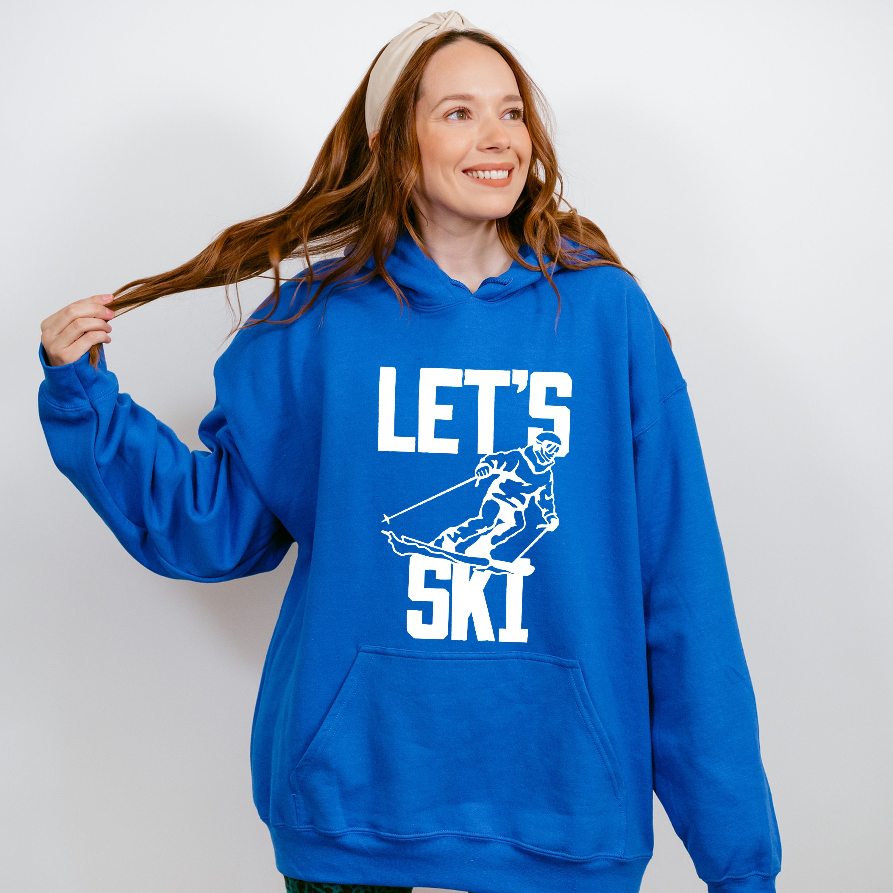 Let's Ski - Skiing Unisex Crewneck T-Shirt Sweatshirt Hoodie