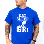 Eat Sleep Ski - Skiing Unisex Crewneck T-Shirt Sweatshirt Hoodie