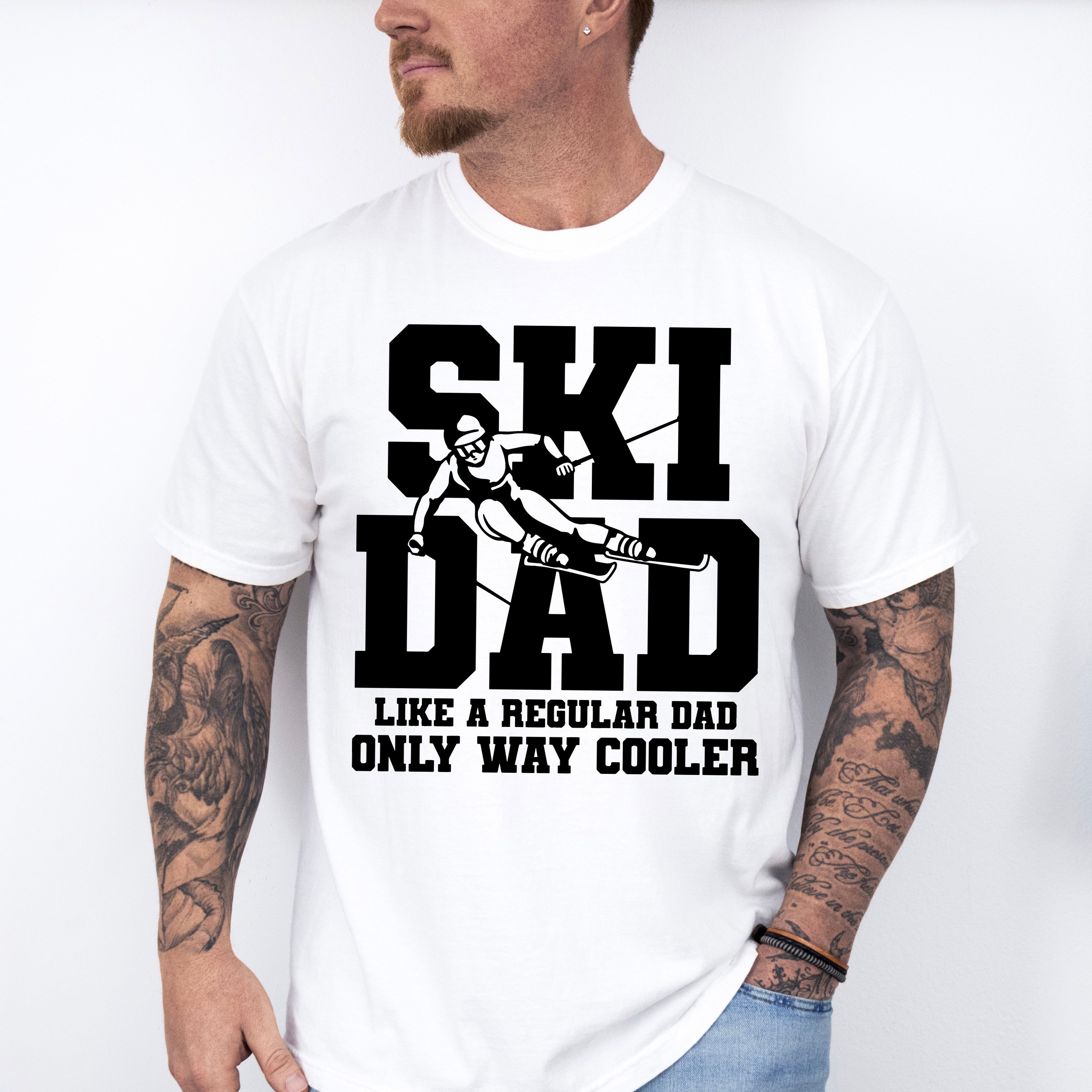 SKI DAD - Skiing Unisex Crewneck T-Shirt Sweatshirt Hoodie