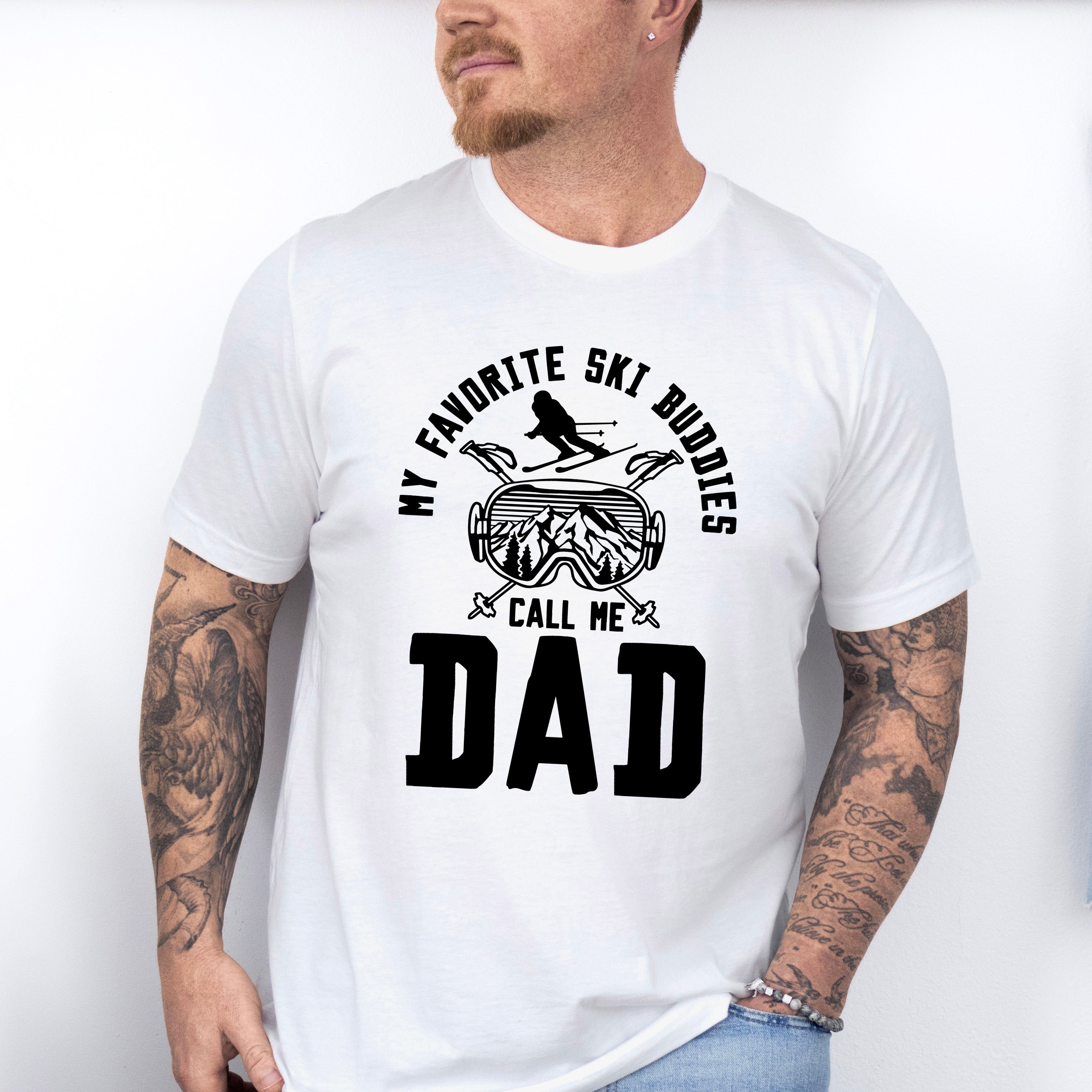 My Favorite Sky Buddies - Skiing Unisex Crewneck T-Shirt Sweatshirt Hoodie