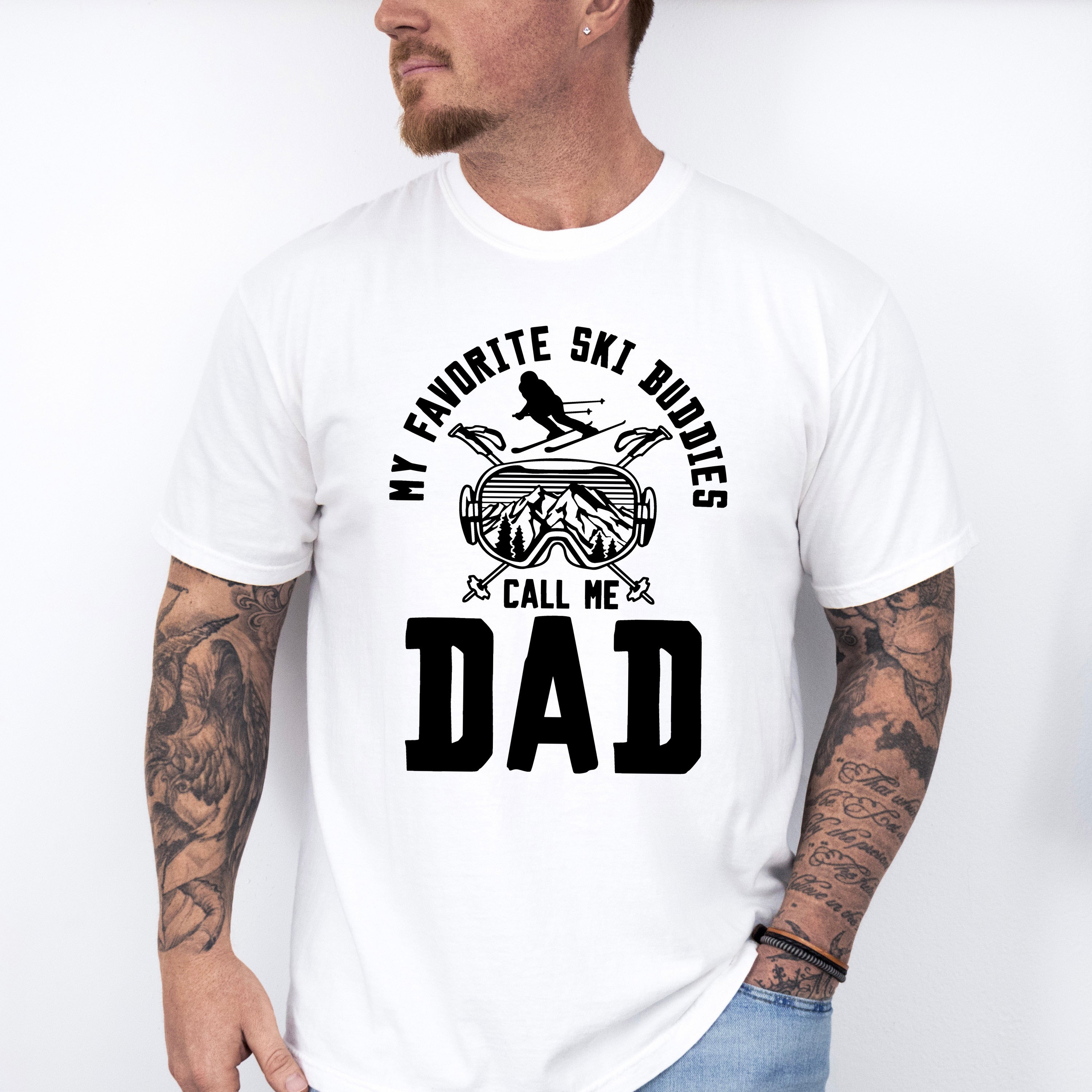 My Favorite Sky Buddies - Skiing Unisex Crewneck T-Shirt Sweatshirt Hoodie