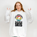 Never Underestimate An Old Man On Skis - Skiing Unisex Crewneck T-Shirt Sweatshirt Hoodie