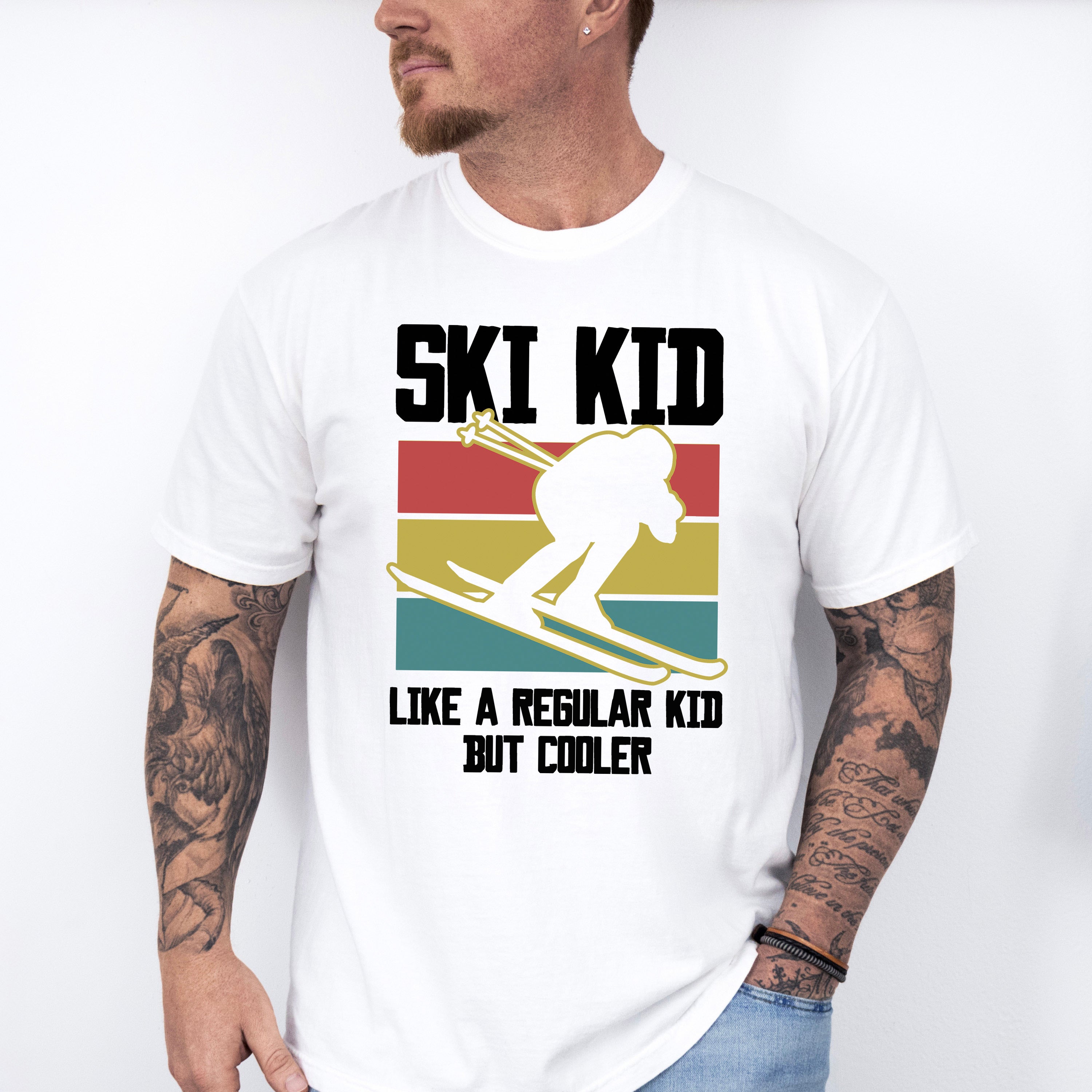 SKI KID - Skiing Unisex Crewneck T-Shirt Sweatshirt Hoodie