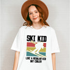 SKI KID - Skiing Unisex Crewneck T-Shirt Sweatshirt Hoodie