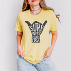 Surf West Coast USA - Surfing Unisex Crewneck T-Shirt Sweatshirt Hoodie