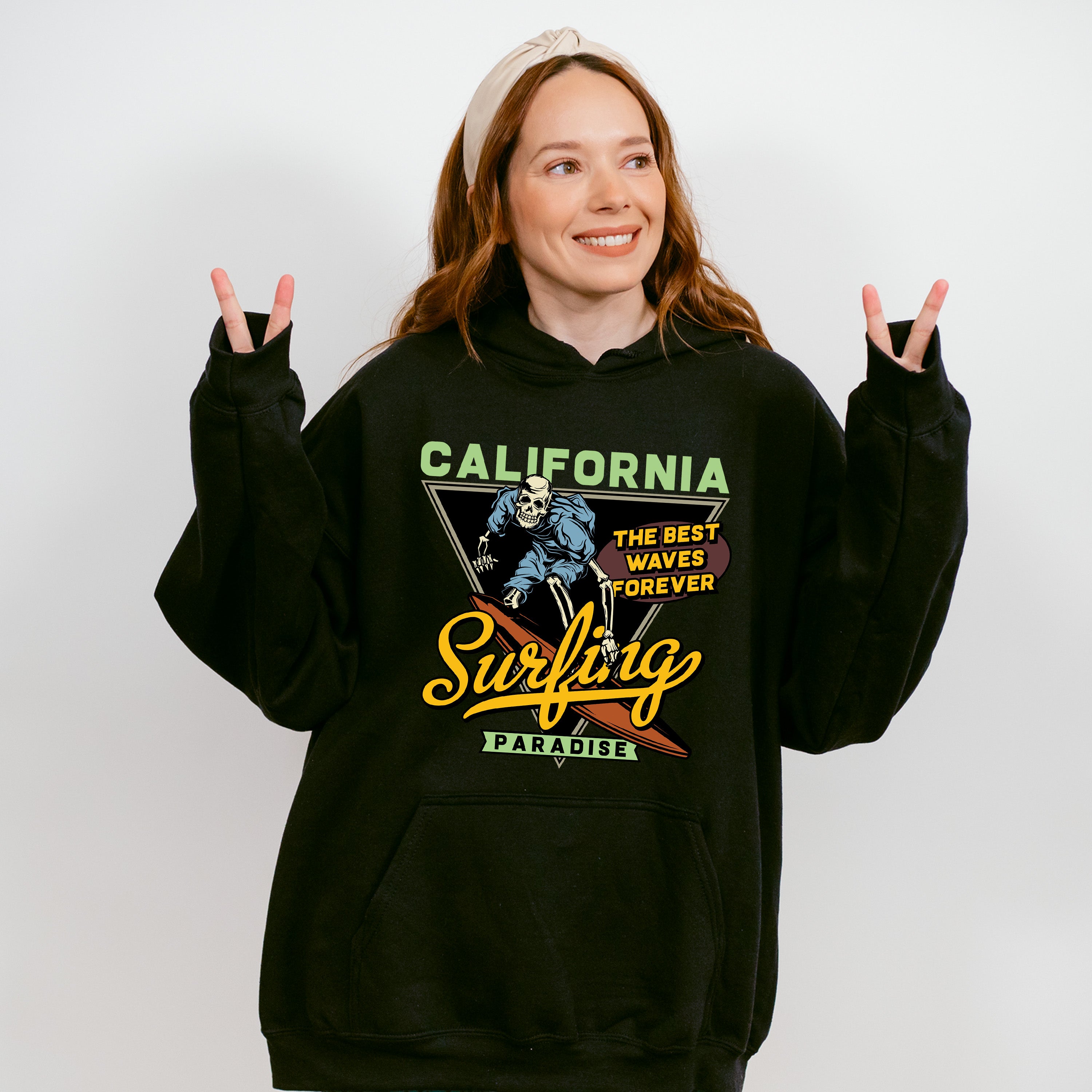 California Surfing Paradise - Surfing Unisex Crewneck T-Shirt Sweatshirt Hoodie