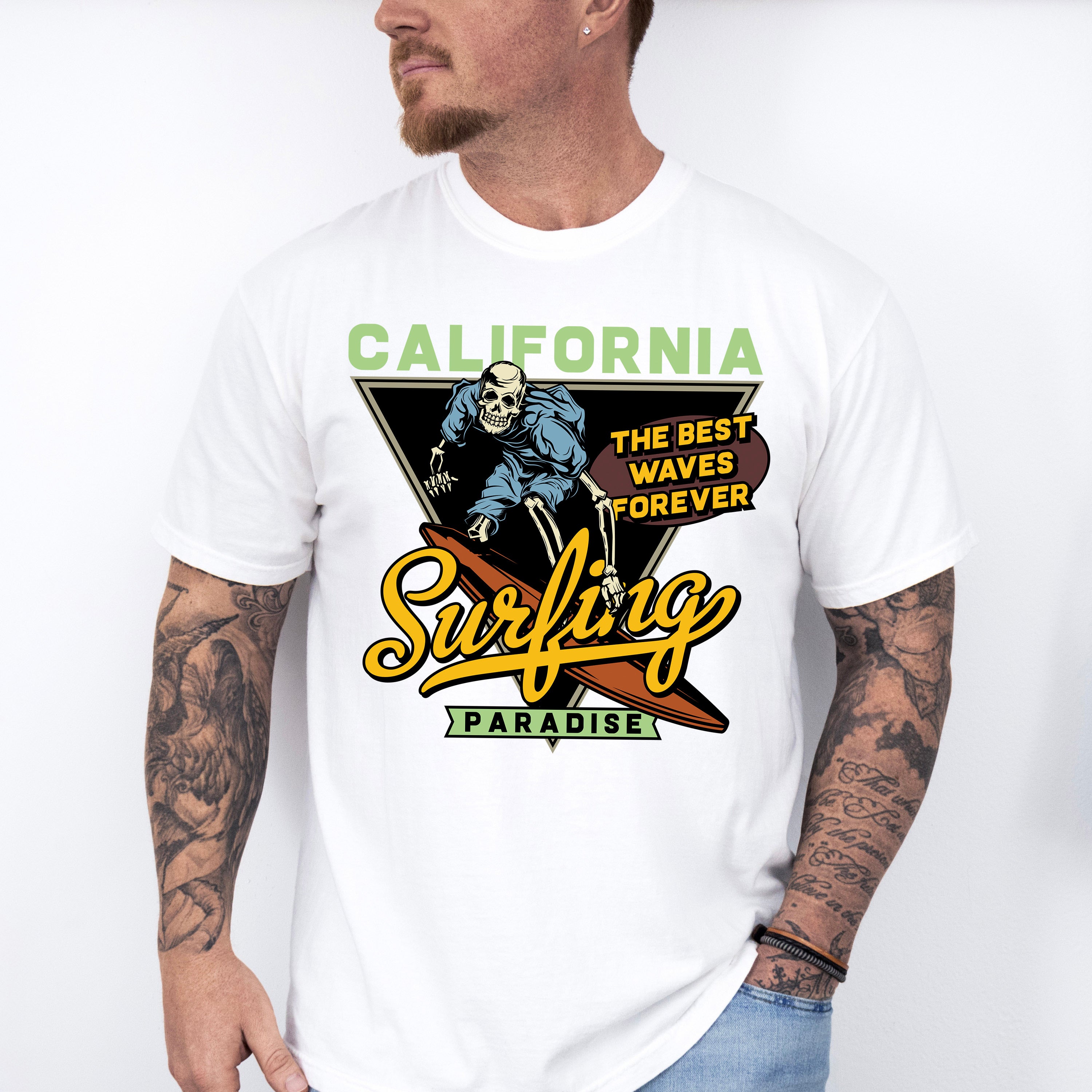 California Surfing Paradise - Surfing Unisex Crewneck T-Shirt Sweatshirt Hoodie