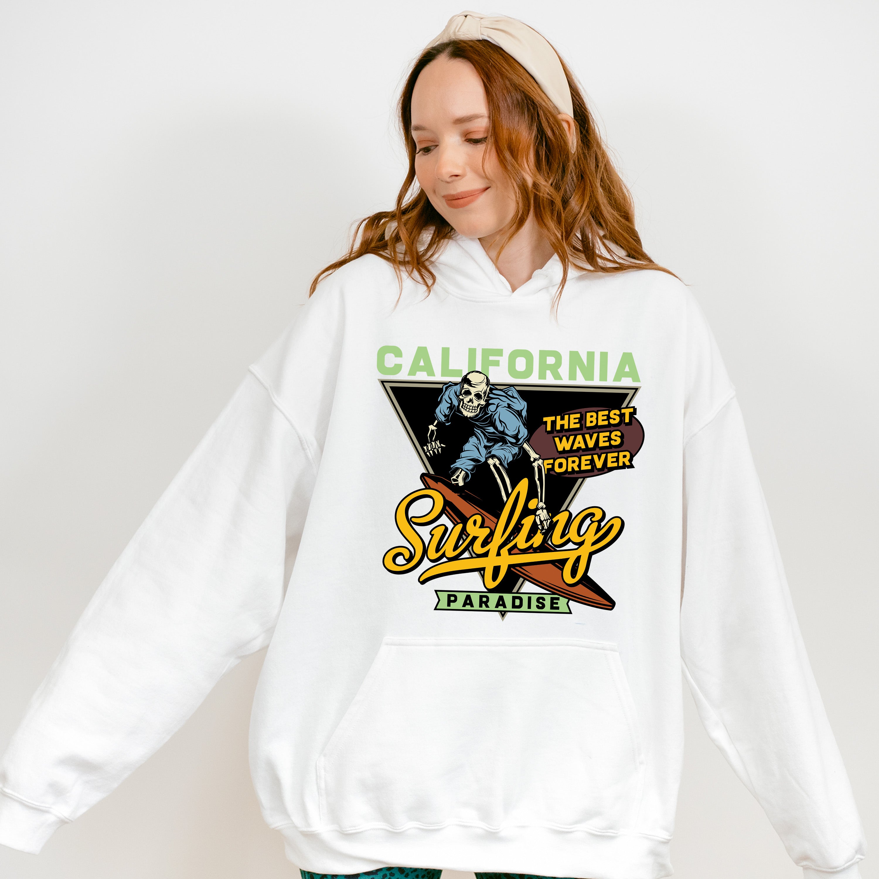 California Surfing Paradise - Surfing Unisex Crewneck T-Shirt Sweatshirt Hoodie
