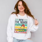 Ride The Waves - Surfing Unisex Crewneck T-Shirt Sweatshirt Hoodie