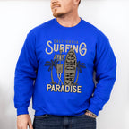 Skeleton California Surfing Paradise - Surfing Unisex Crewneck T-Shirt Sweatshirt Hoodie