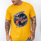 California Big Wave Skeleton Design - Surfing Unisex Crewneck T-Shirt Sweatshirt Hoodie