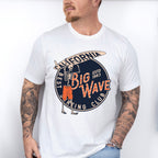 California Big Wave Skeleton Design - Surfing Unisex Crewneck T-Shirt Sweatshirt Hoodie